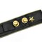 Military Style Shoulder Epaulet Black Gold Zipper Star Applique Accessory